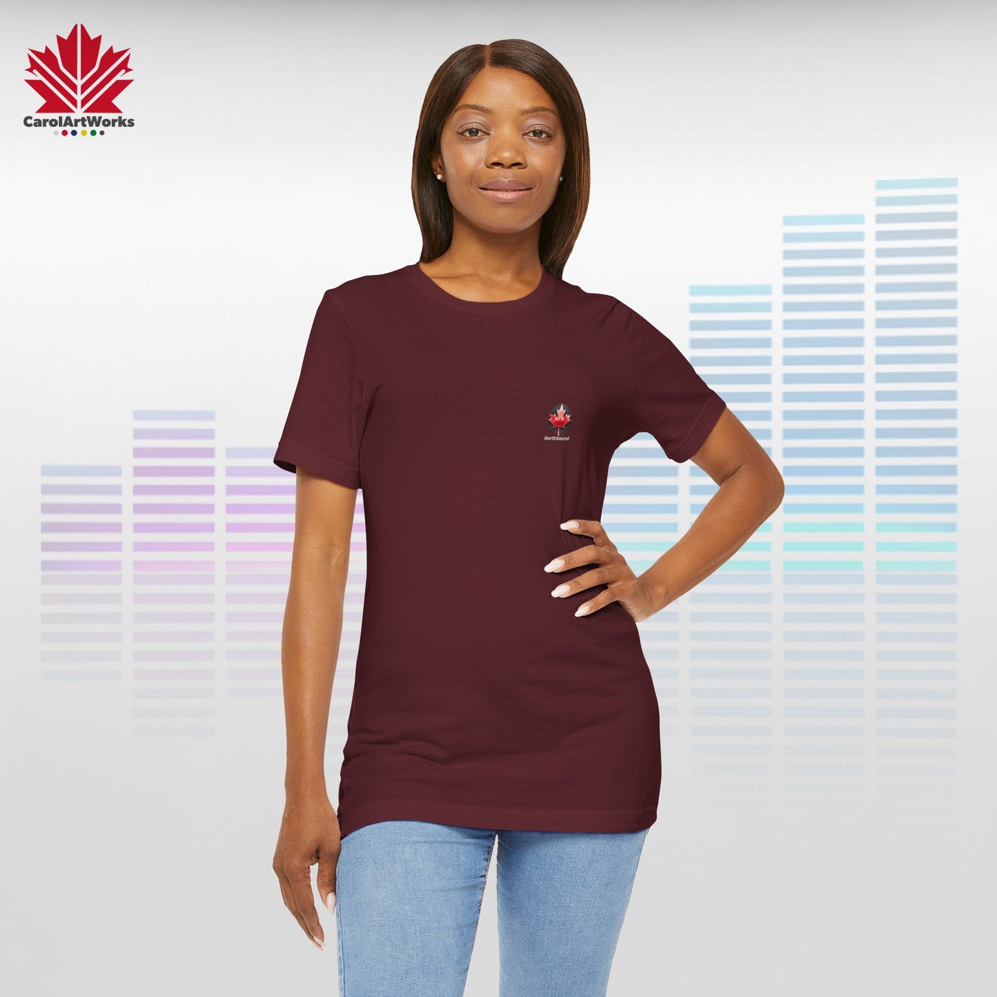 "NorthSound" Unisex Short Sleeve Tee - Wear the Sound of Canada