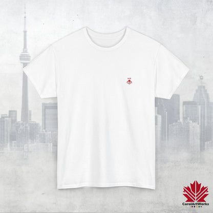 “WE CAN” with Maple Leaf Unisex Cotton Tee – Casual Comfort for Every Occasion