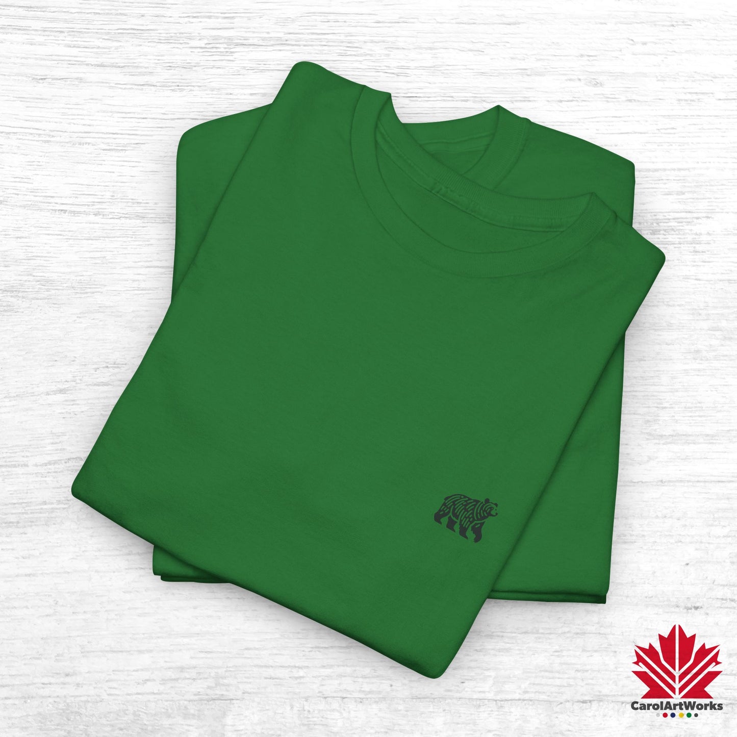 scandinavian minimalistic BEAR Design Unisex Cotton Tee – Casual Everyday Wear