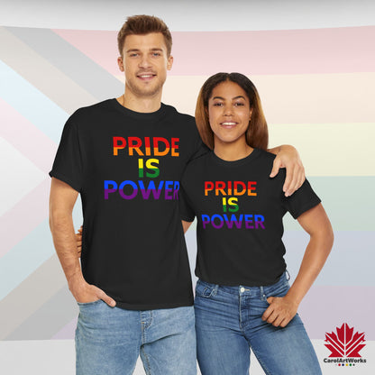 Pride Is Power – Classic Pride Tee for Everyday Courage