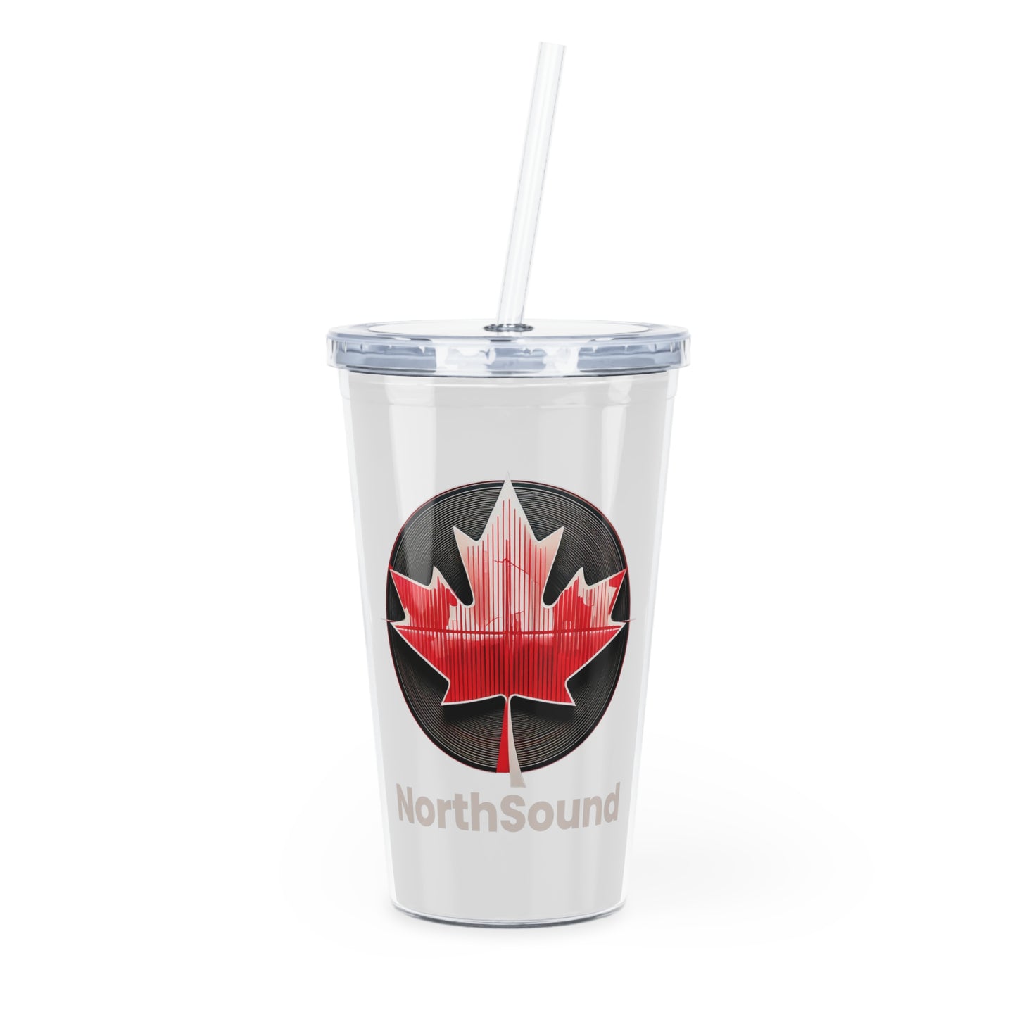 "NorthSound" Tumbler with Straw - Take Your Tunes on the Go