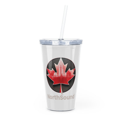"NorthSound" Tumbler with Straw - Take Your Tunes on the Go