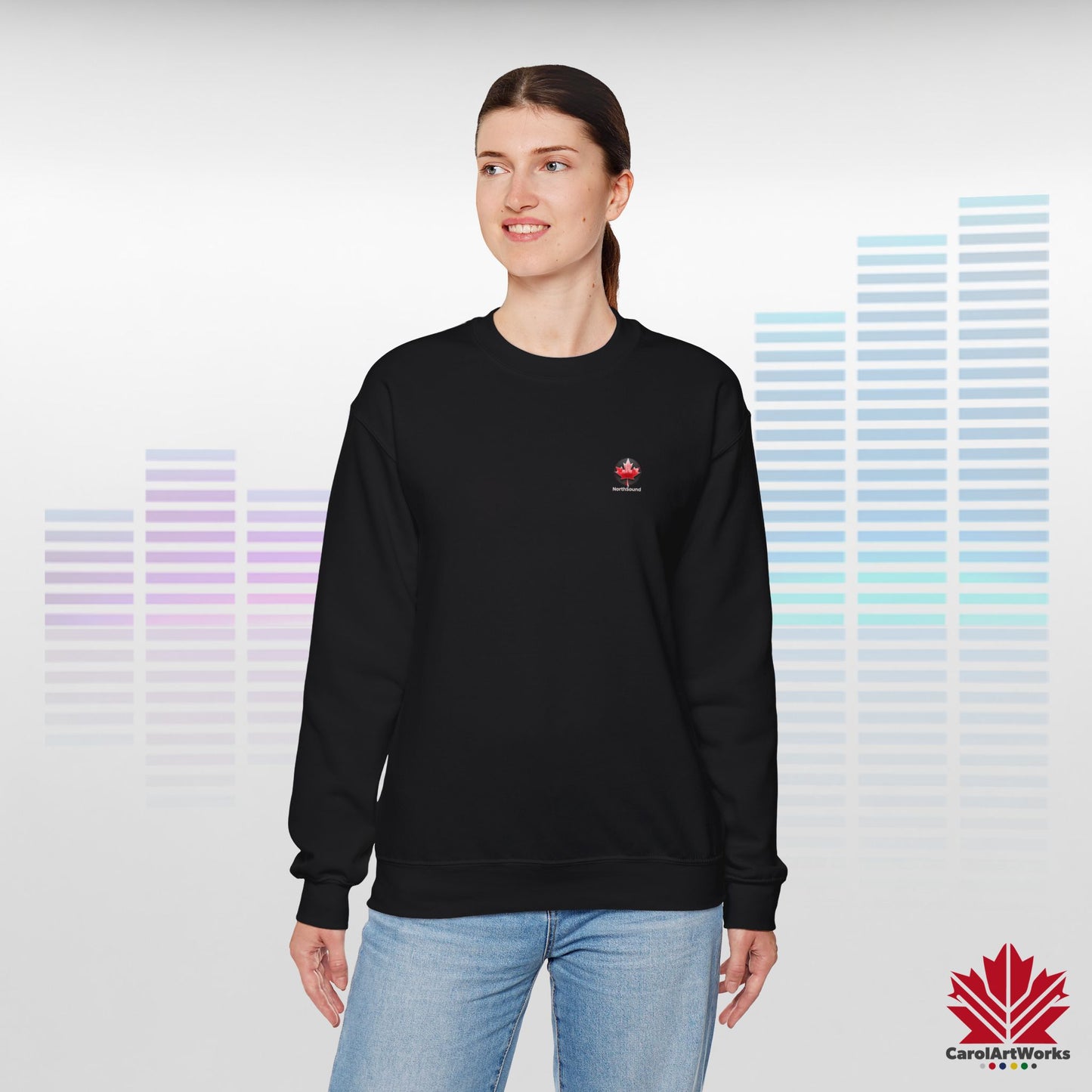 "NorthSound" Unisex Sweatshirt - Cozy Canadian Vibes