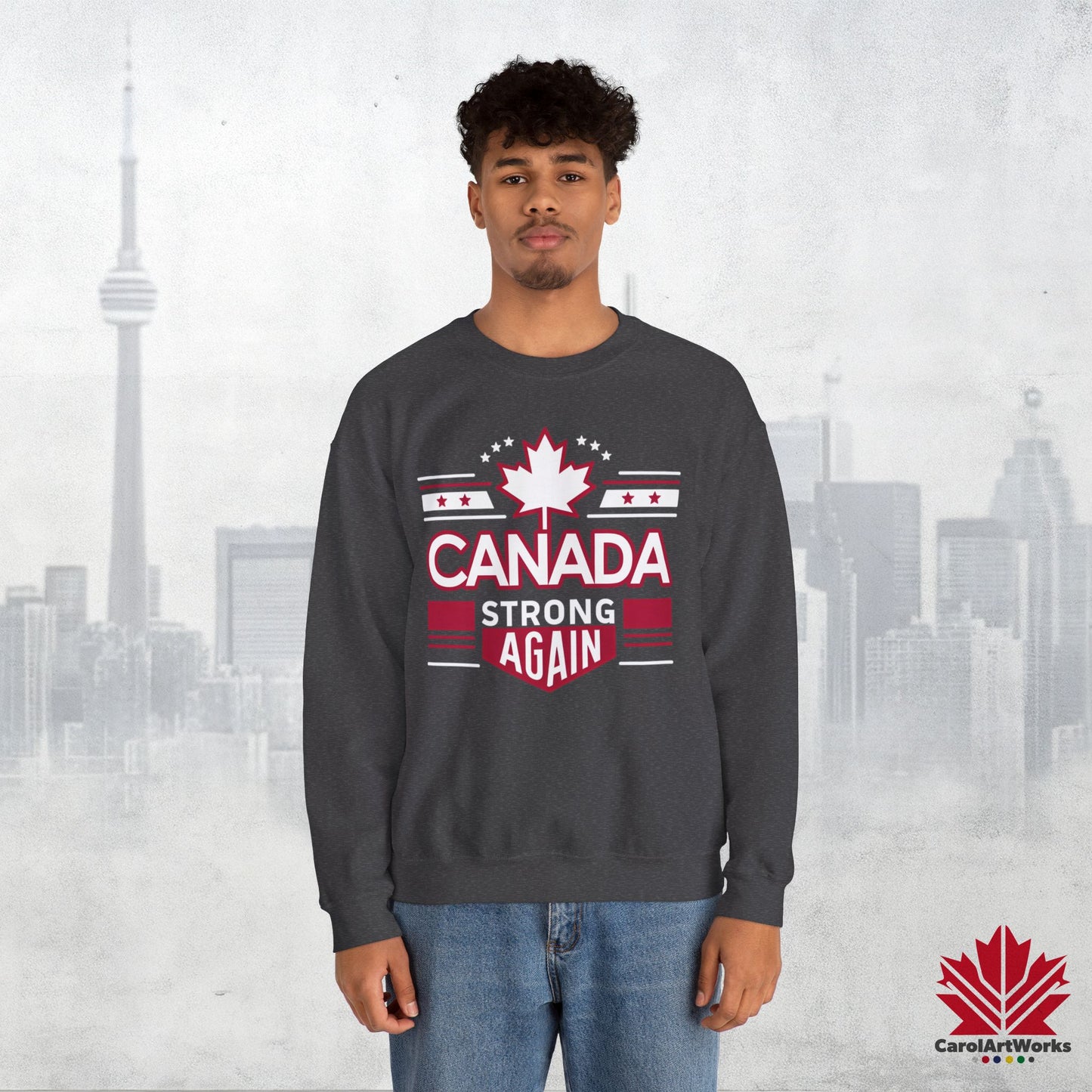 Sweat-shirt unisexe « Canada Strong Again » – Portez votre fierté, audacieuse et patriotique !
