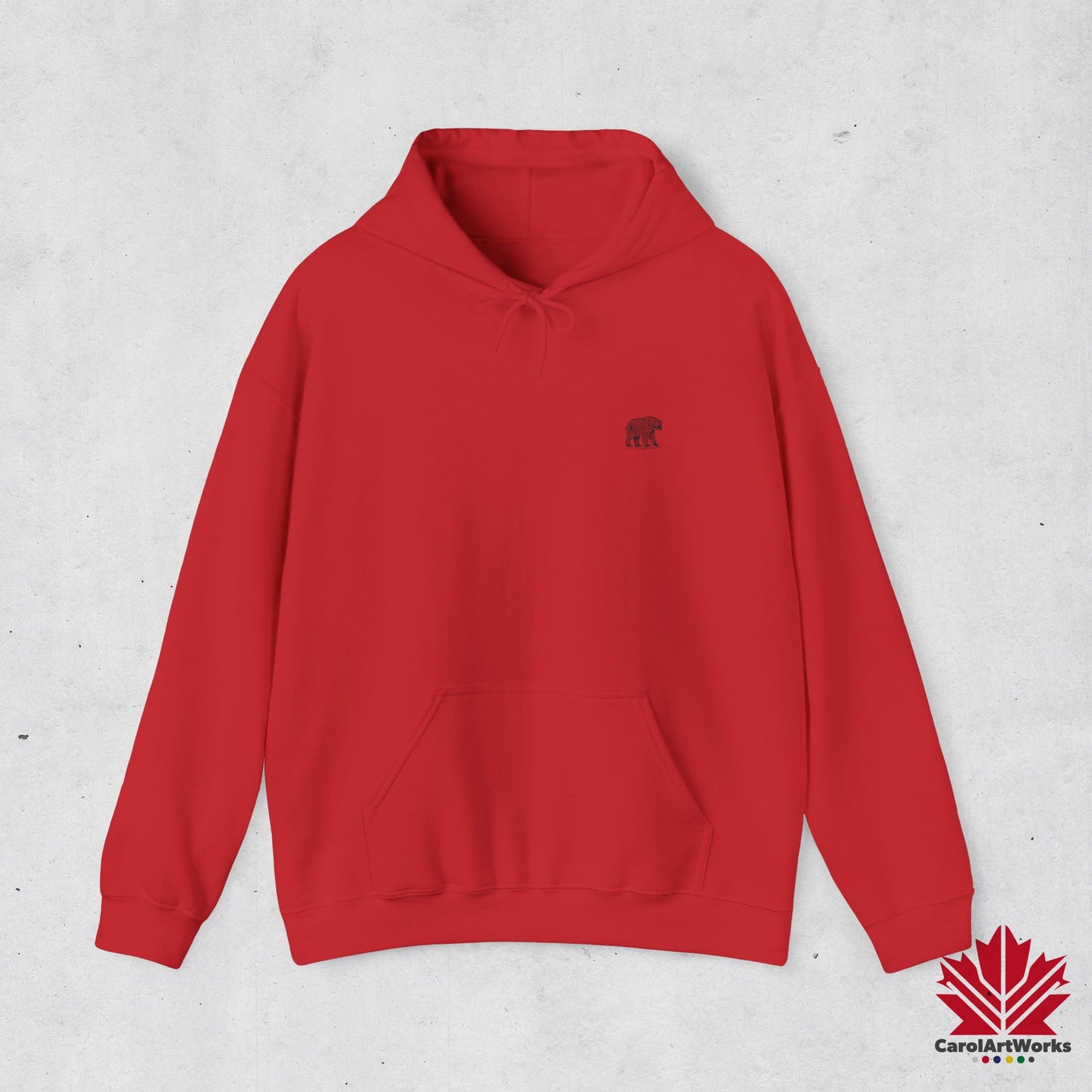 Sweat à capuche unisexe au design minimaliste scandinave BEAR – Parfait pour un usage quotidien