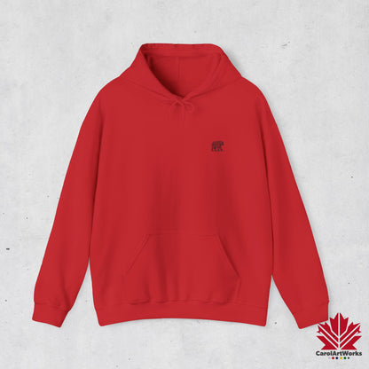 Sweat à capuche unisexe au design minimaliste scandinave BEAR – Parfait pour un usage quotidien