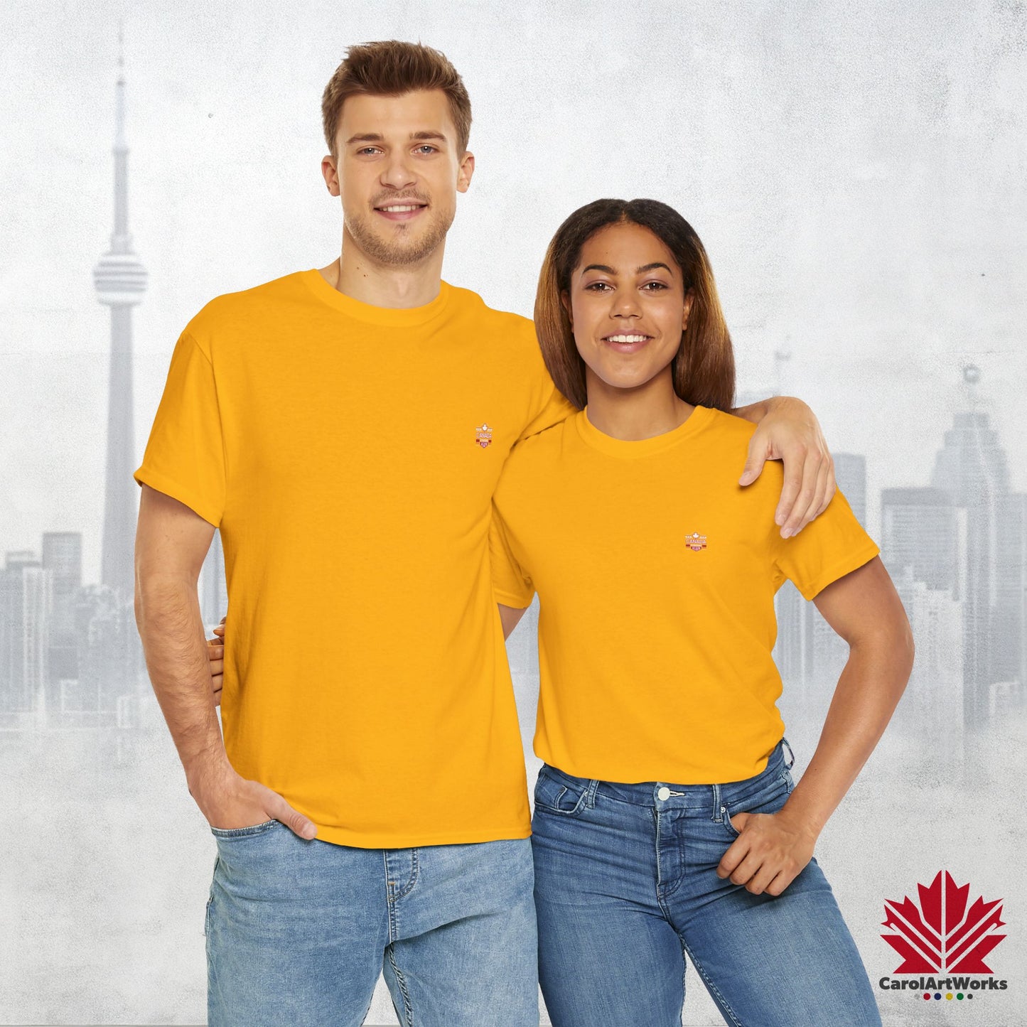 “Canada Strong Again” Unisex Cotton Tee – Comfortable Casual Wear