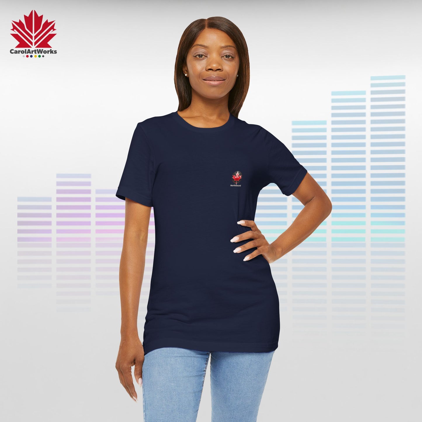 "NorthSound" Unisex Short Sleeve Tee - Wear the Sound of Canada