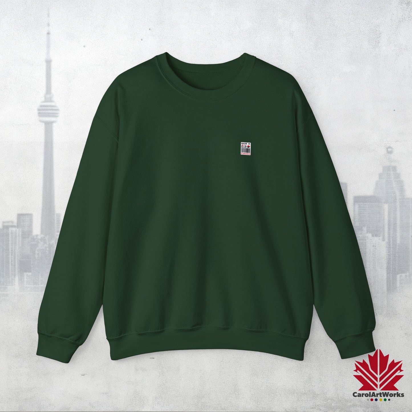 “Made in Canada” Unisex Sweatshirt – Minimalist, Playful and Proud