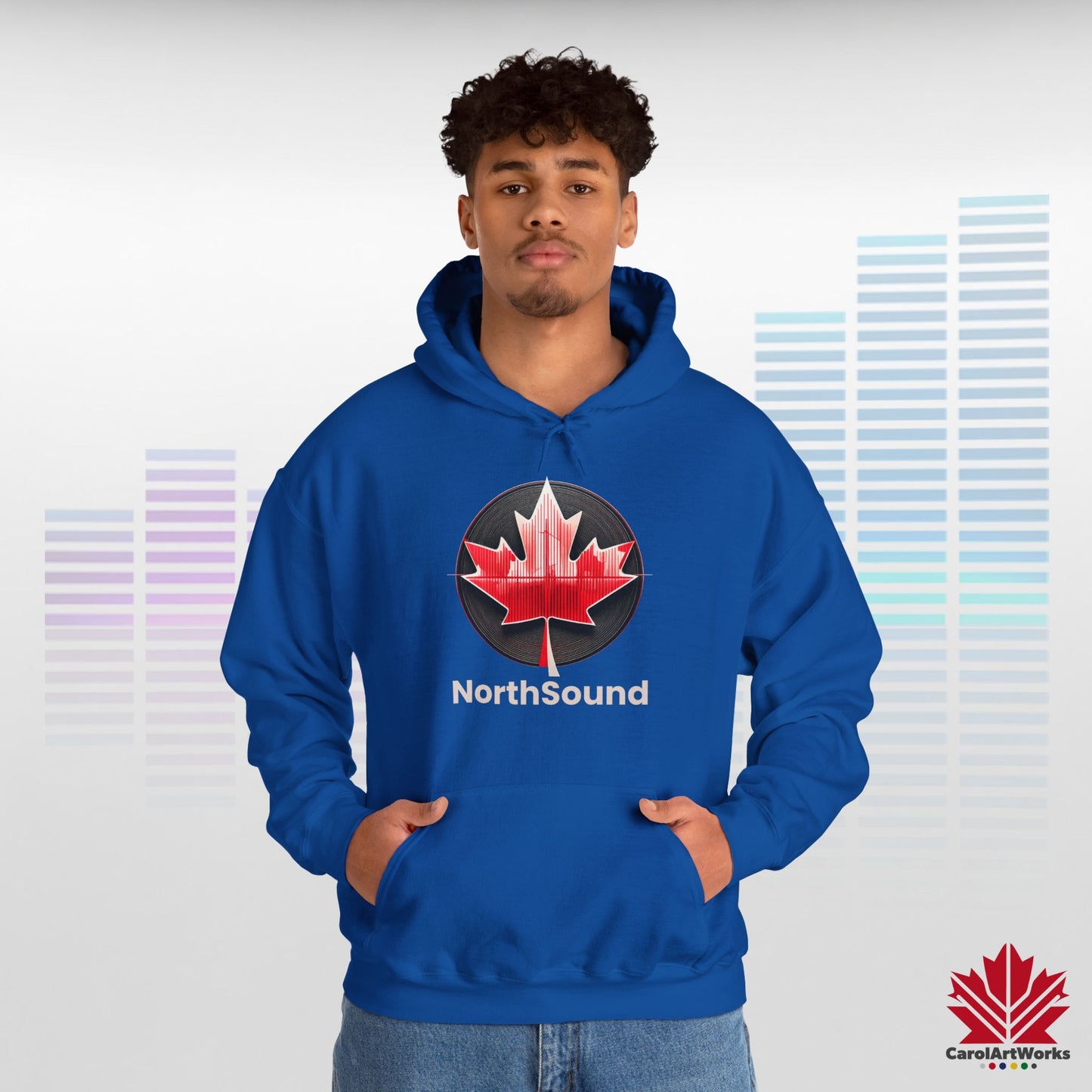 "NorthSound" Unisex Hoodie - The Beat of Canada in Cozy Comfort