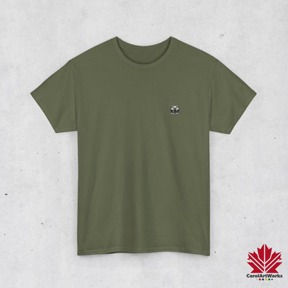“Wild & Free” Unisex Cotton Tee – Nature Inspired Graphic T-Shirt
