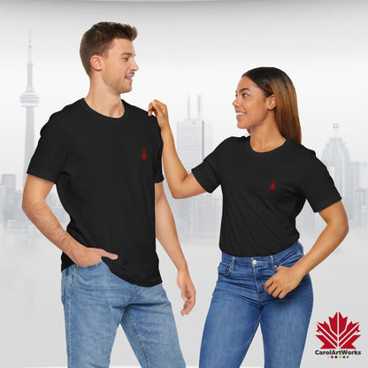 “WE CAN” with Maple Leaf Unisex Short Sleeve Tee – Casual Comfort for Every Occasion