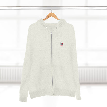 Sweat à capuche unisexe zippé « Fabriqué au Canada » – Minimaliste, ludique et fier