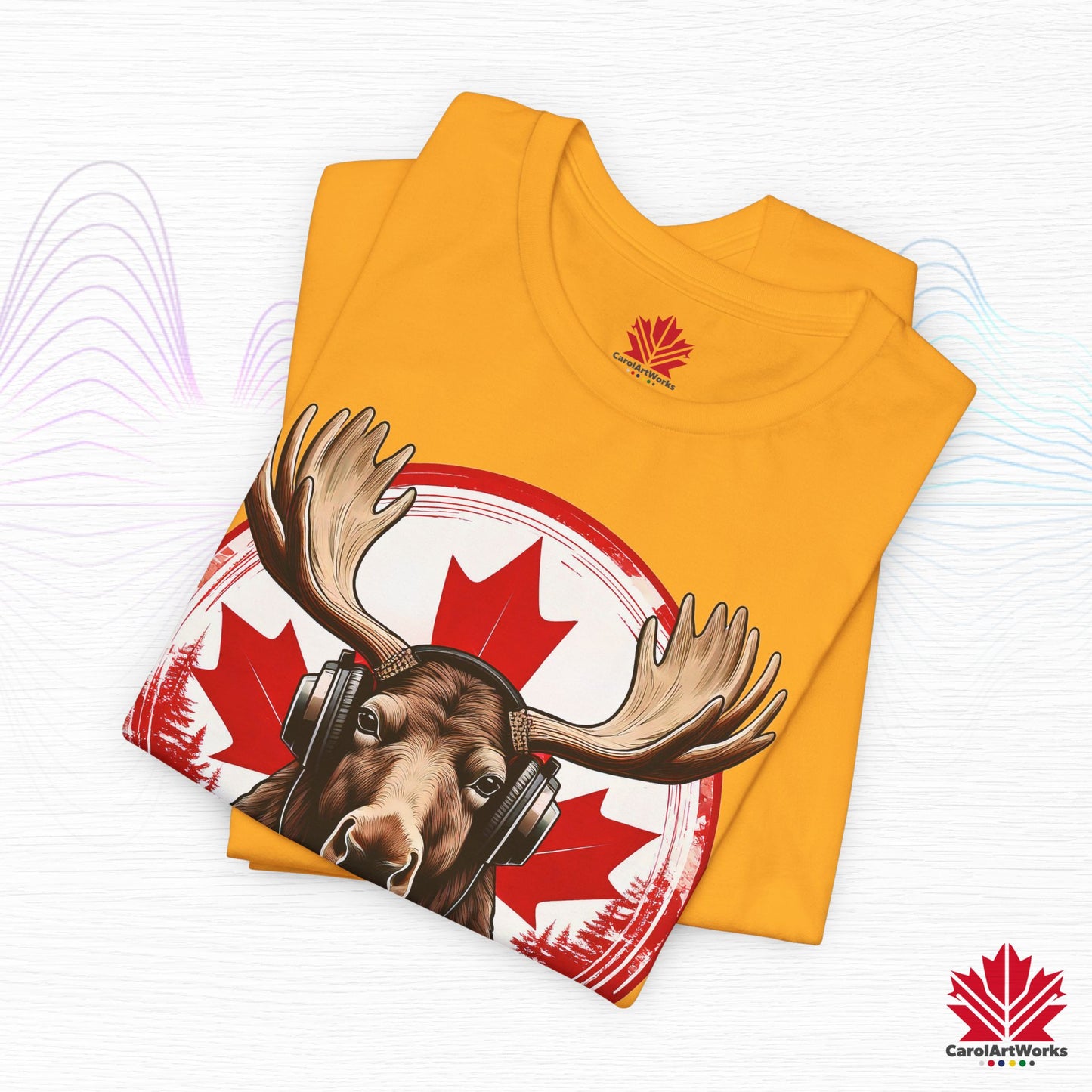 "Great North Sound" True North Sound Unisex Short Sleeve Tee - Maple Beats and Style