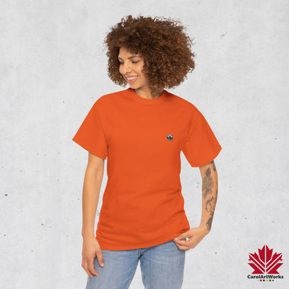 “Wild & Free” Unisex Cotton Tee – Nature Inspired Graphic T-Shirt