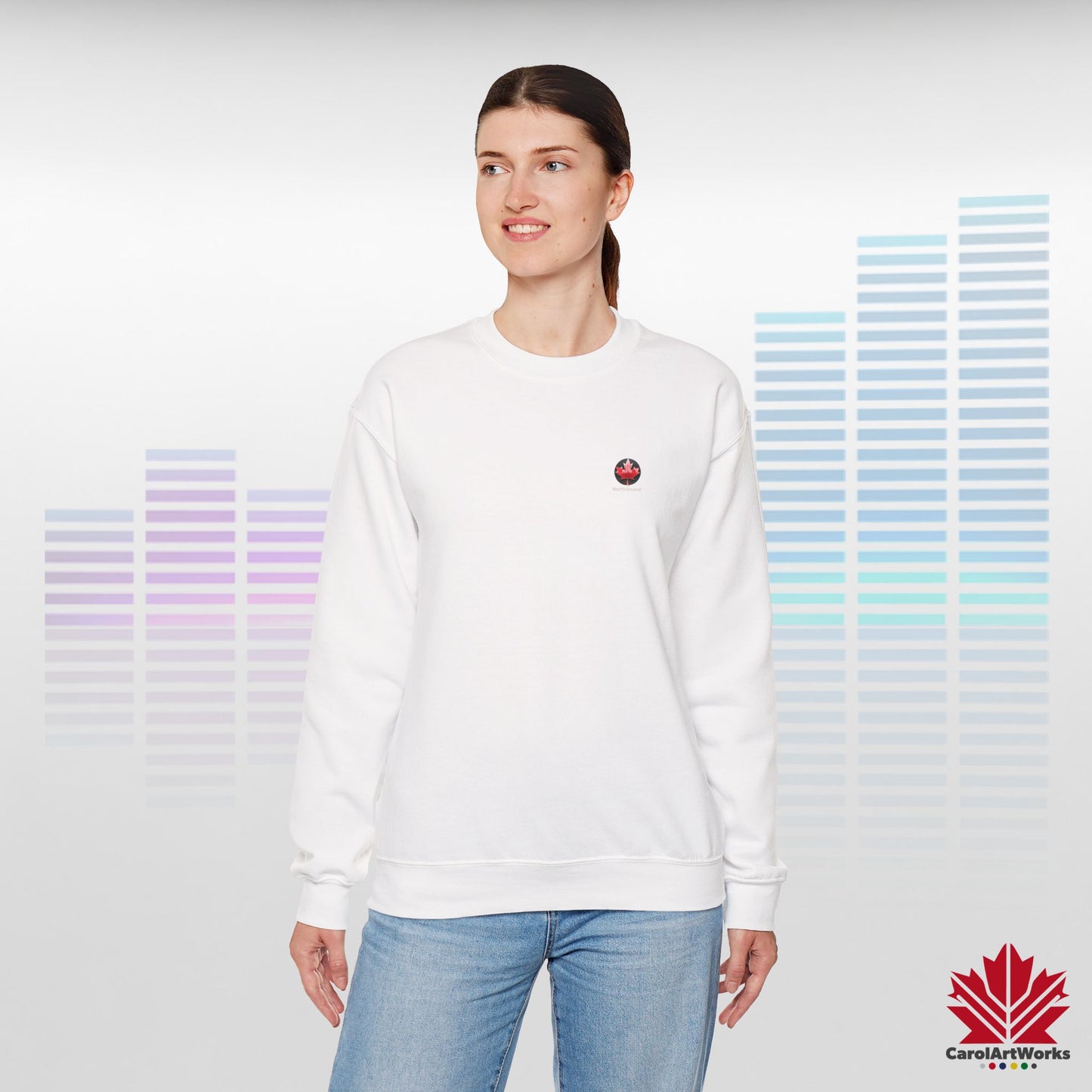 "NorthSound" Unisex Sweatshirt - Cozy Canadian Vibes