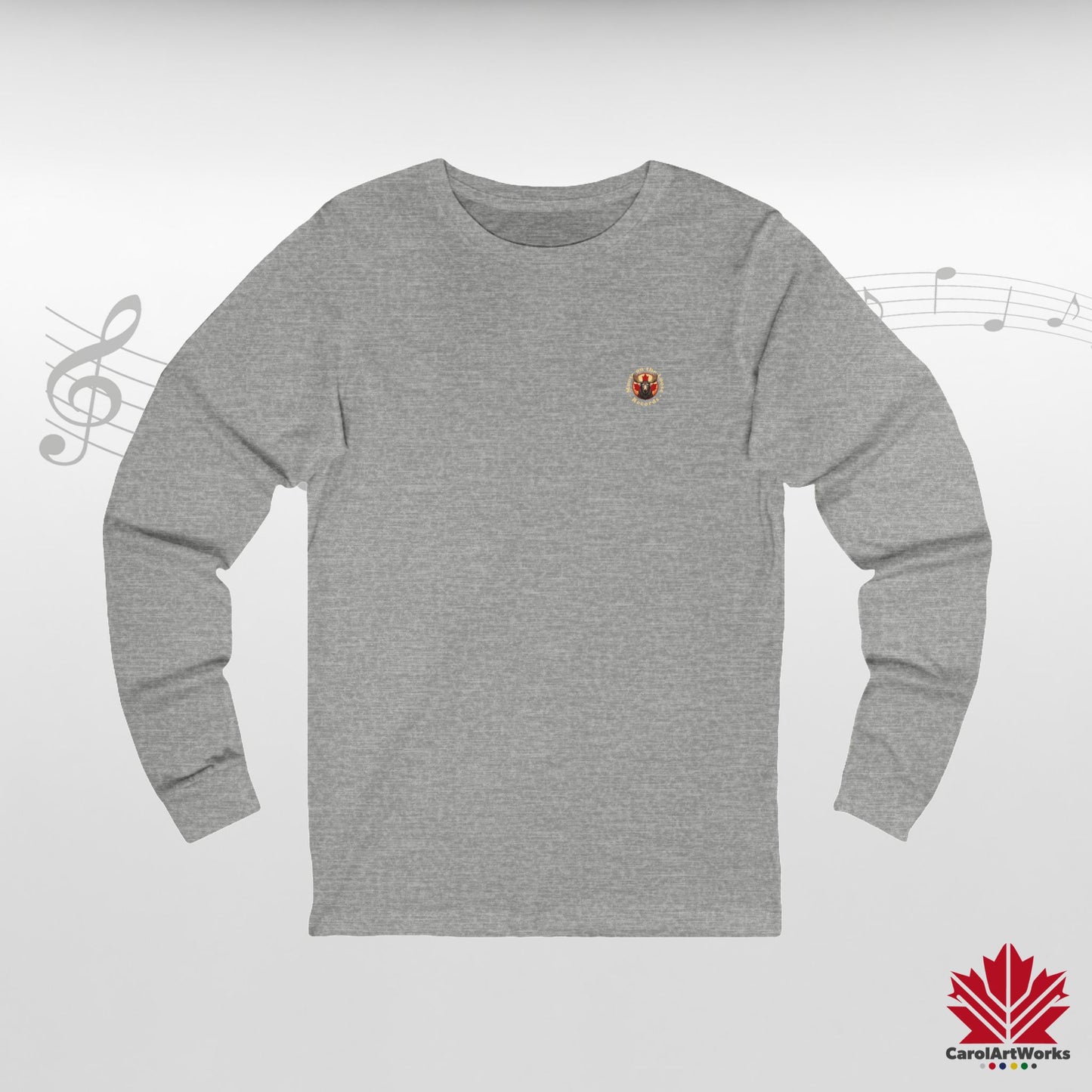 “Moose on the Loose Records” Long Sleeve Tee – Classic Style with a Canadian Rhythm