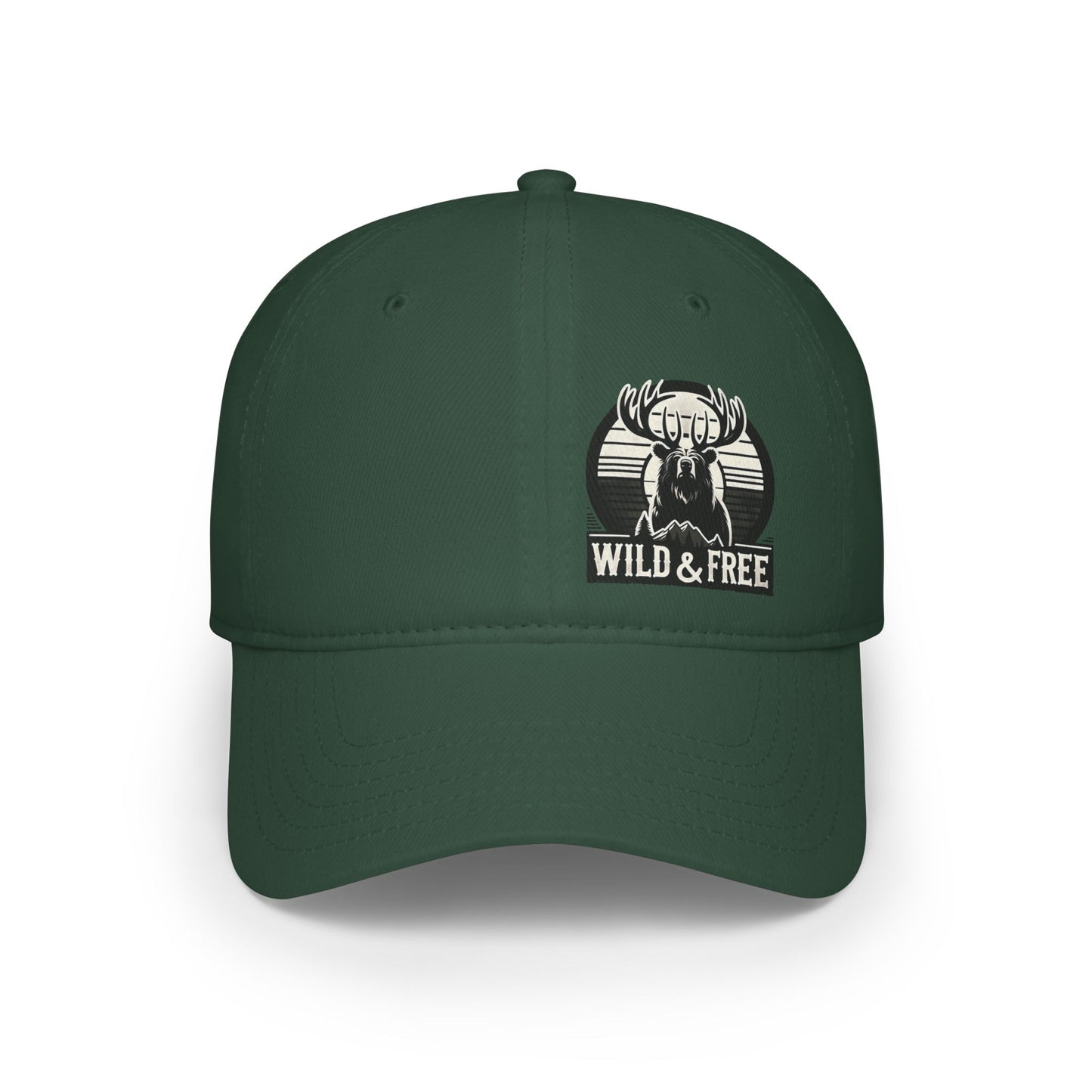 “Wild & Free” Baseball Cap – Outdoor Hat for Adventurers