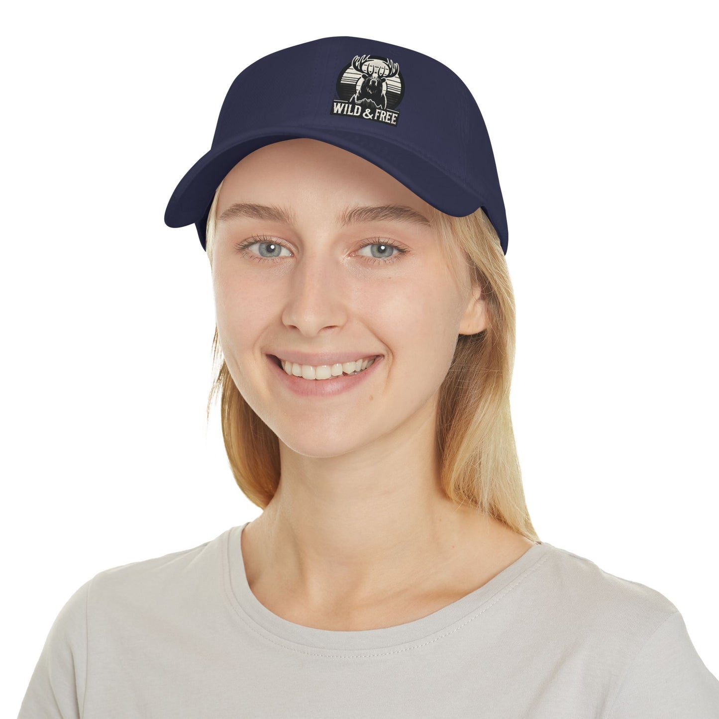 “Wild & Free” Baseball Cap – Outdoor Hat for Adventurers