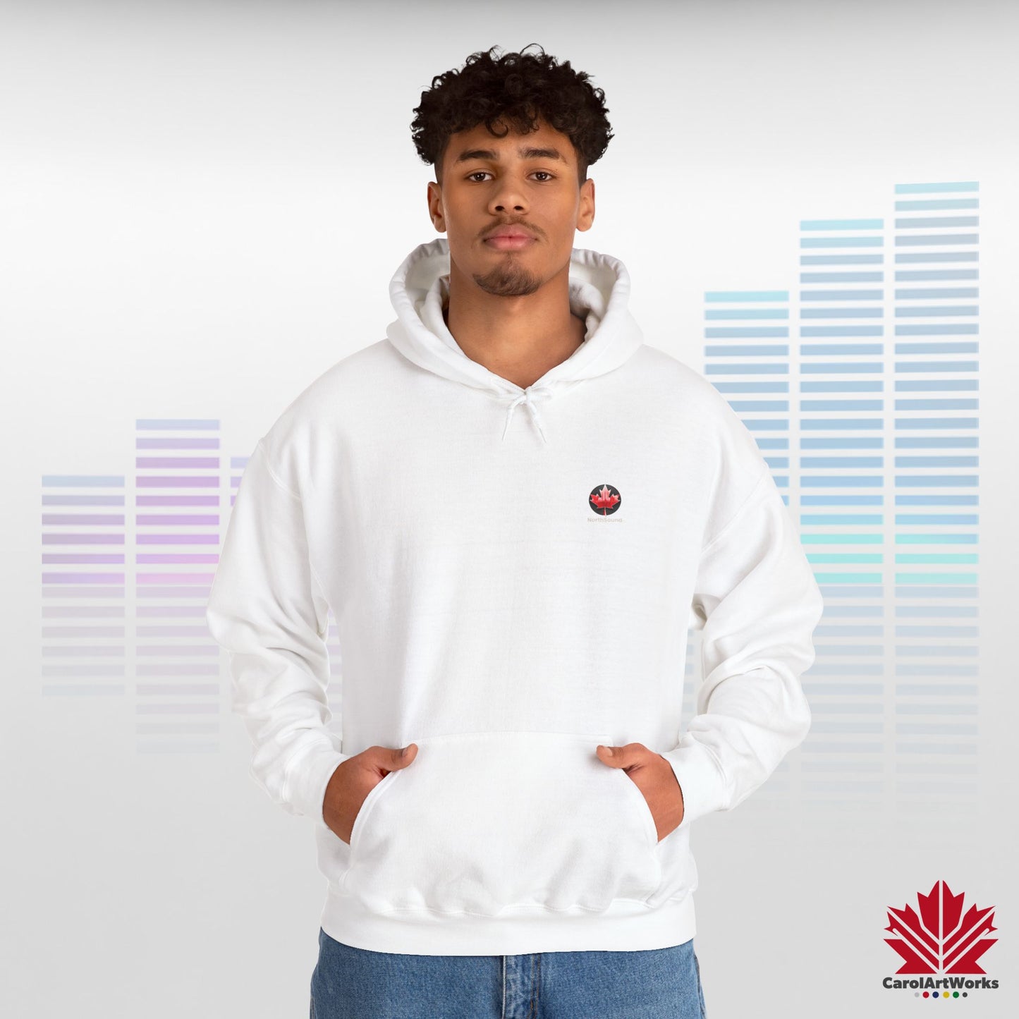 "NorthSound" Unisex Hoodie - The Beat of Canada in Cozy Comfort
