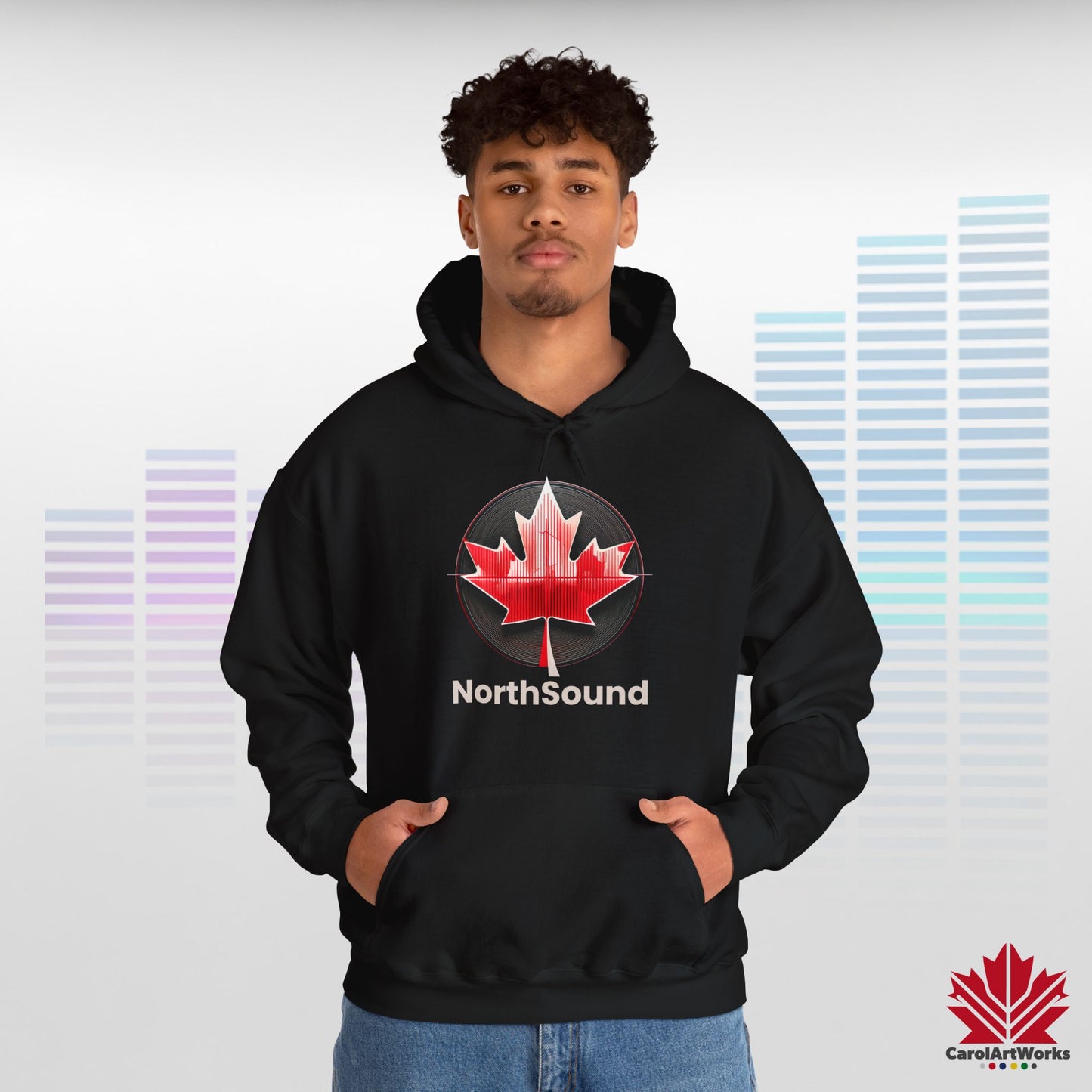 "NorthSound" Unisex Hoodie - The Beat of Canada in Cozy Comfort