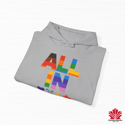 TOUT EN Cœur. Voix. Fierté. - Sweat à capuche Fierté chaud et confortable