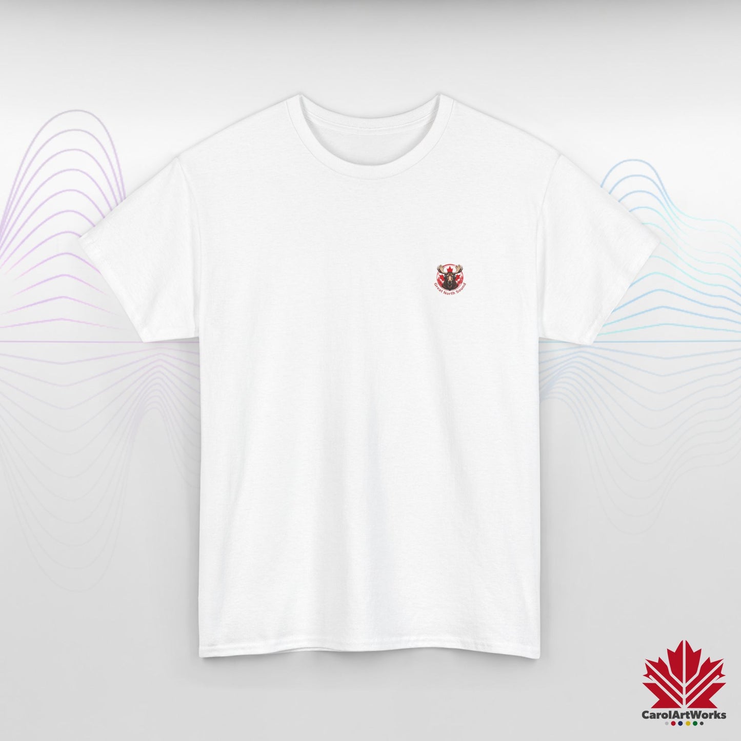 "Great North Sound" True North Sound Moose Tee
