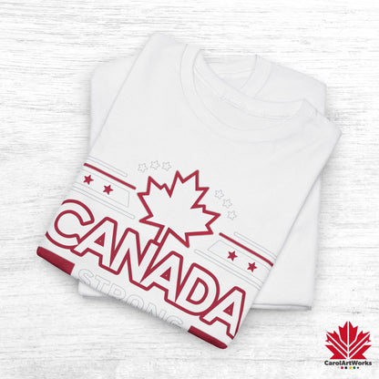 “Canada Strong Again” Unisex Cotton Tee – Comfortable Casual Wear