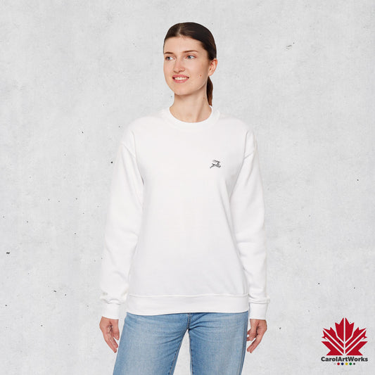 scandinavian minimalistic DEER Design Unisex Sweatshirt – Cozy Casual Style for Every Season