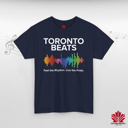 Toronto Beats Classic Cotton Tee – Where Pride Meets Pulse.