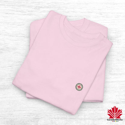“North Strong” Compass Design – Unisex Cotton Tee – Navigate Adventure with Canadian Pride
