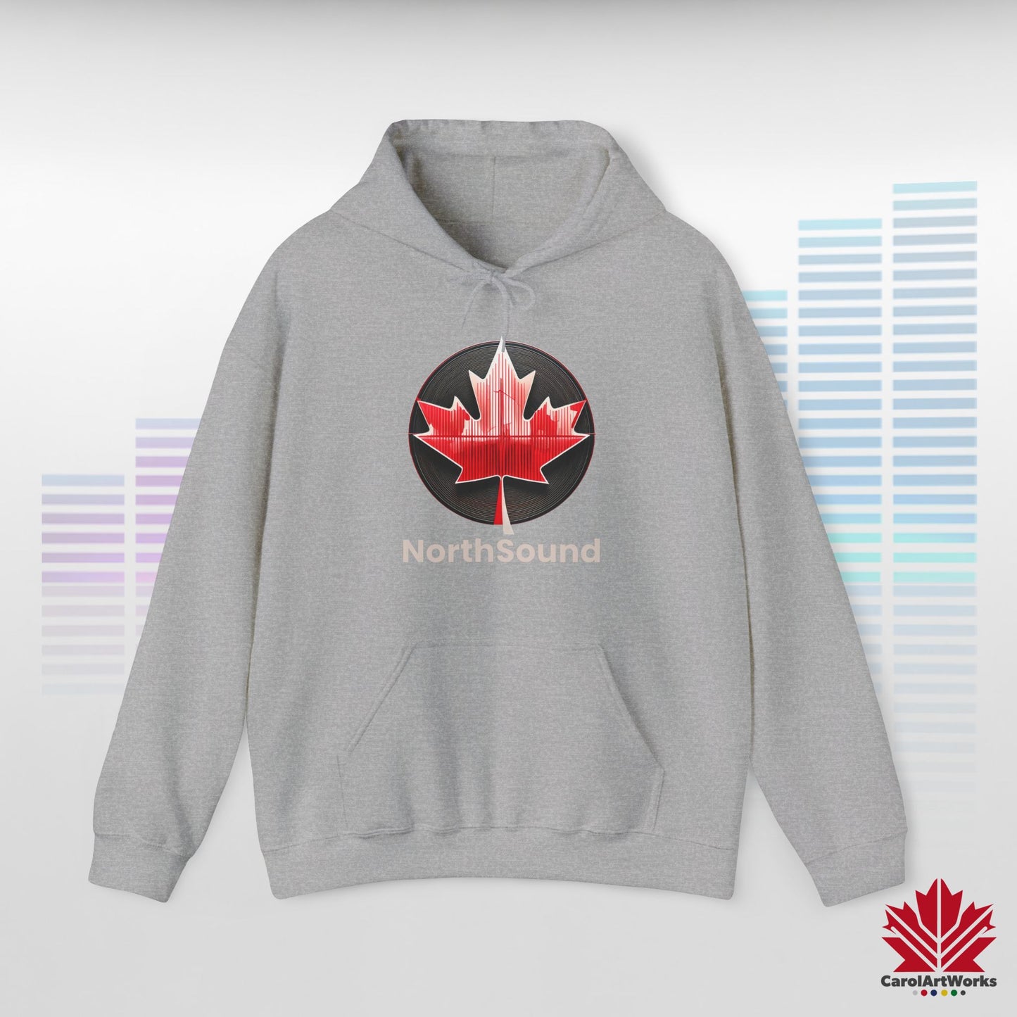 "NorthSound" Unisex Hoodie - The Beat of Canada in Cozy Comfort
