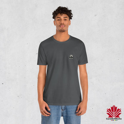 “Wild & Free” Unisex Short Sleeve Tee – Nature Inspired Graphic T-Shirt
