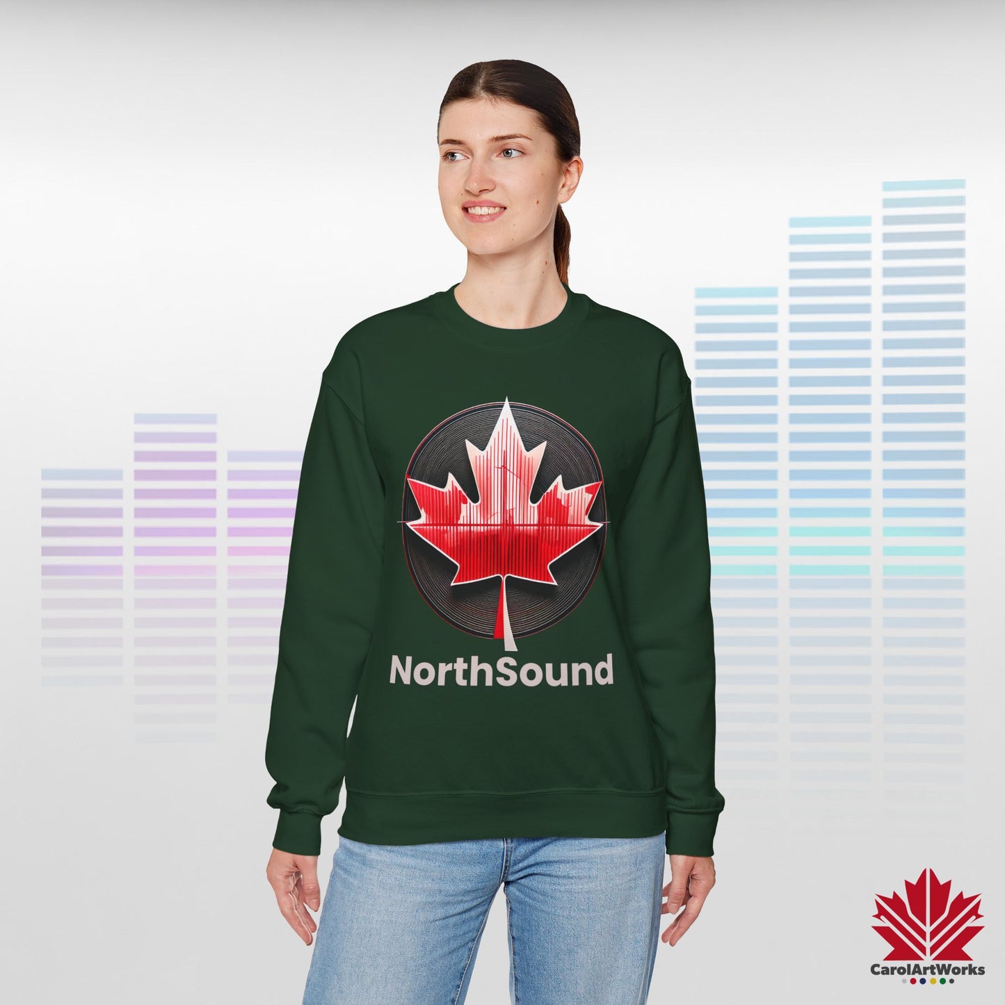 "NorthSound" Unisex Sweatshirt - Cozy Canadian Vibes