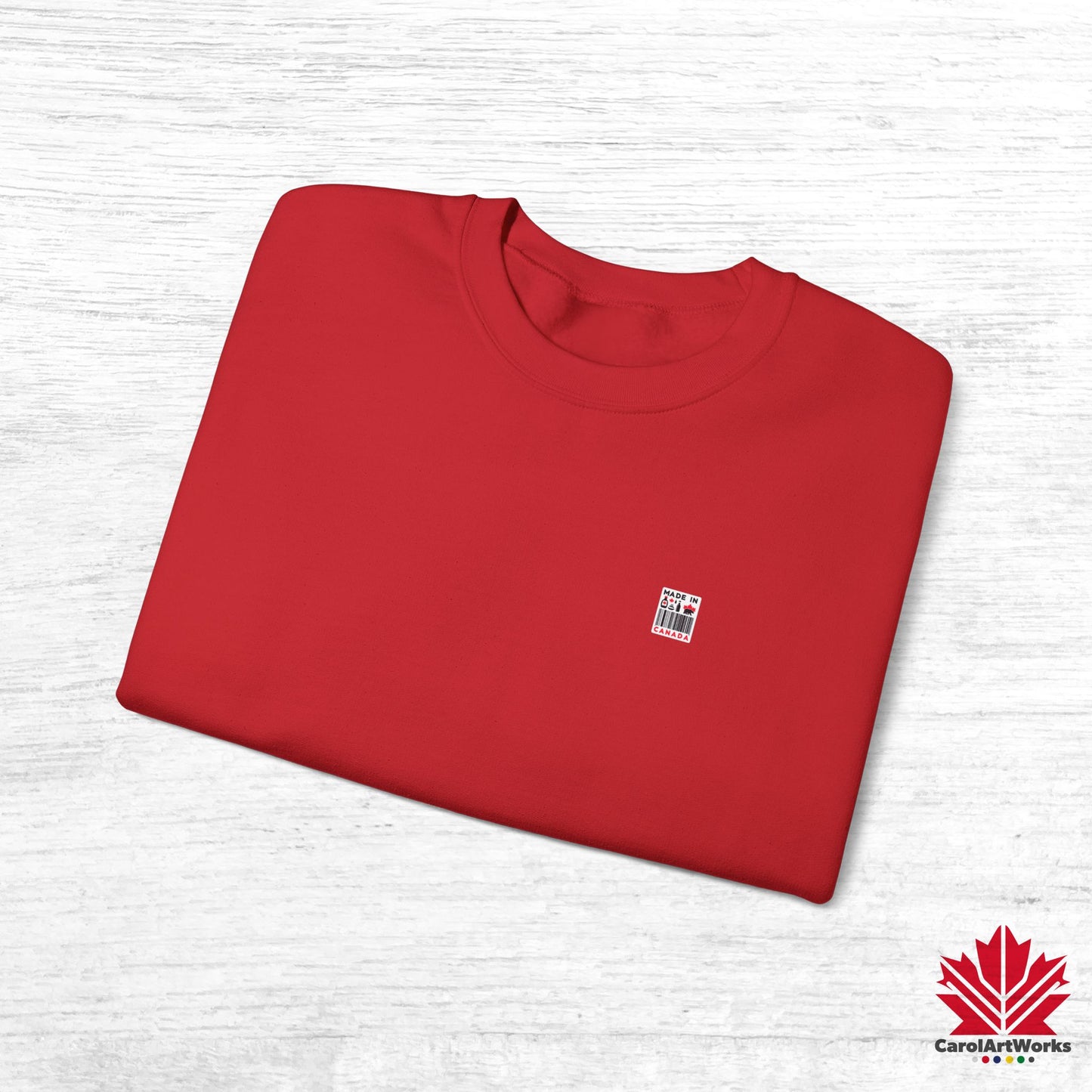 “Made in Canada” Unisex Sweatshirt – Minimalist, Playful and Proud