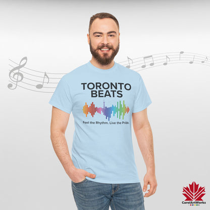 Toronto Beats Classic Cotton Tee – Where Pride Meets Pulse.