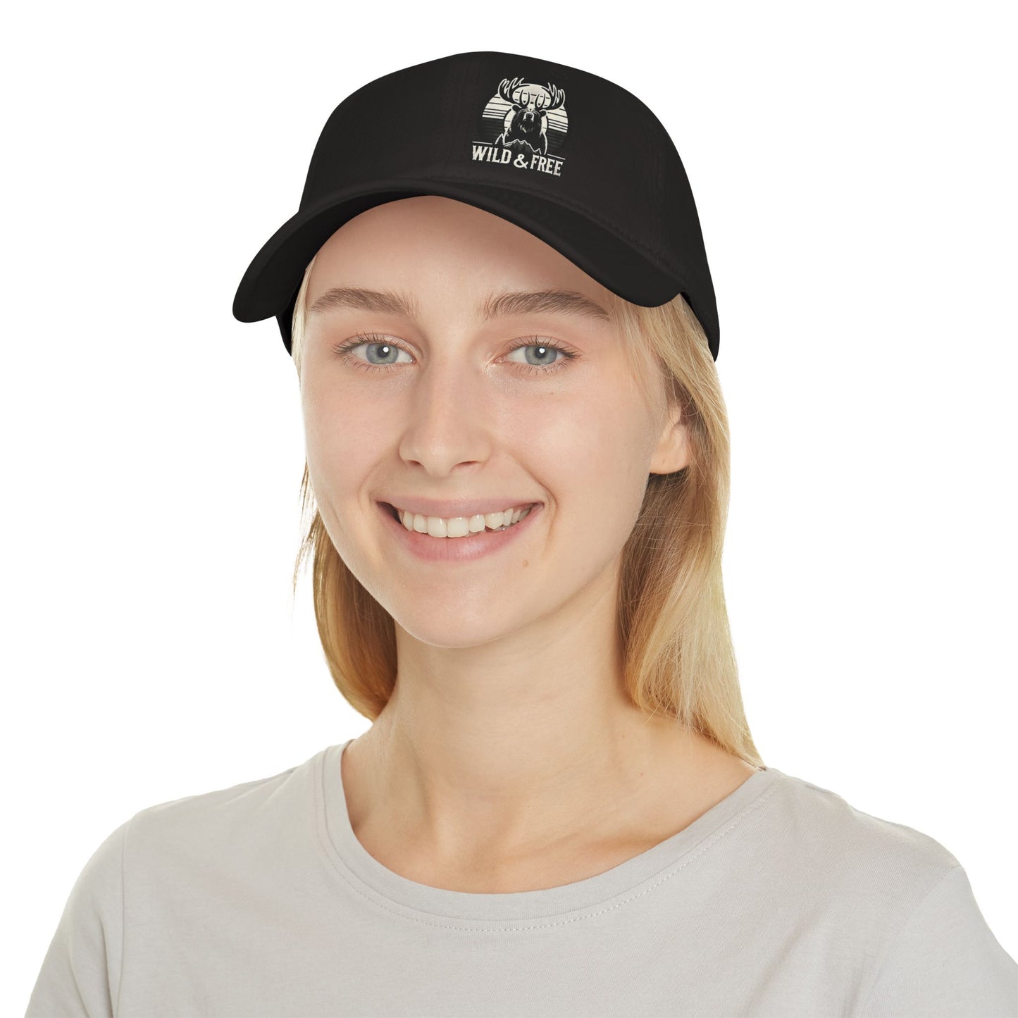 “Wild & Free” Baseball Cap – Outdoor Hat for Adventurers