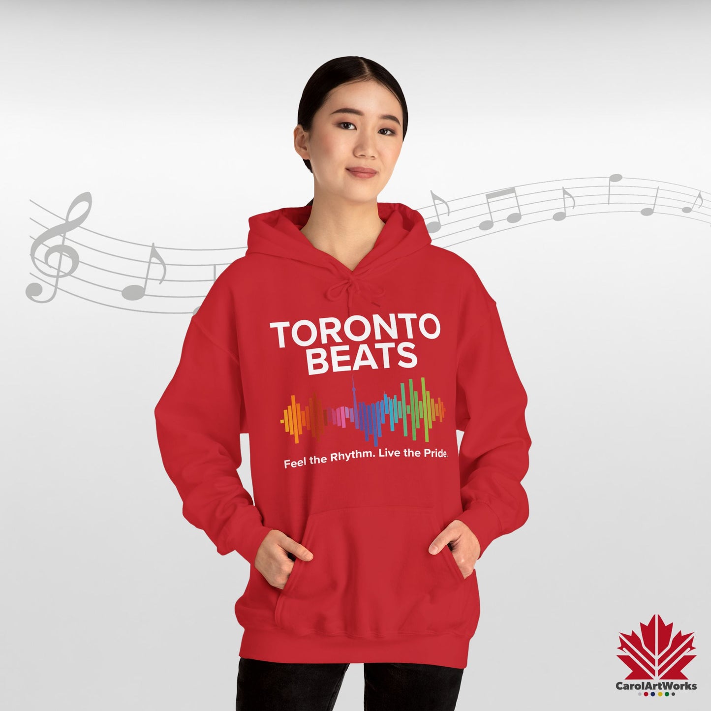 Sweat à capuche Toronto Beats – Bruyant dehors. Chaud dedans.