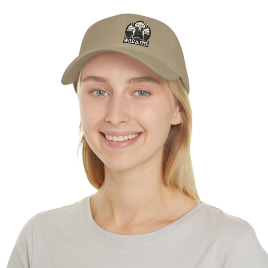 “Wild & Free” Baseball Cap – Outdoor Hat for Adventurers