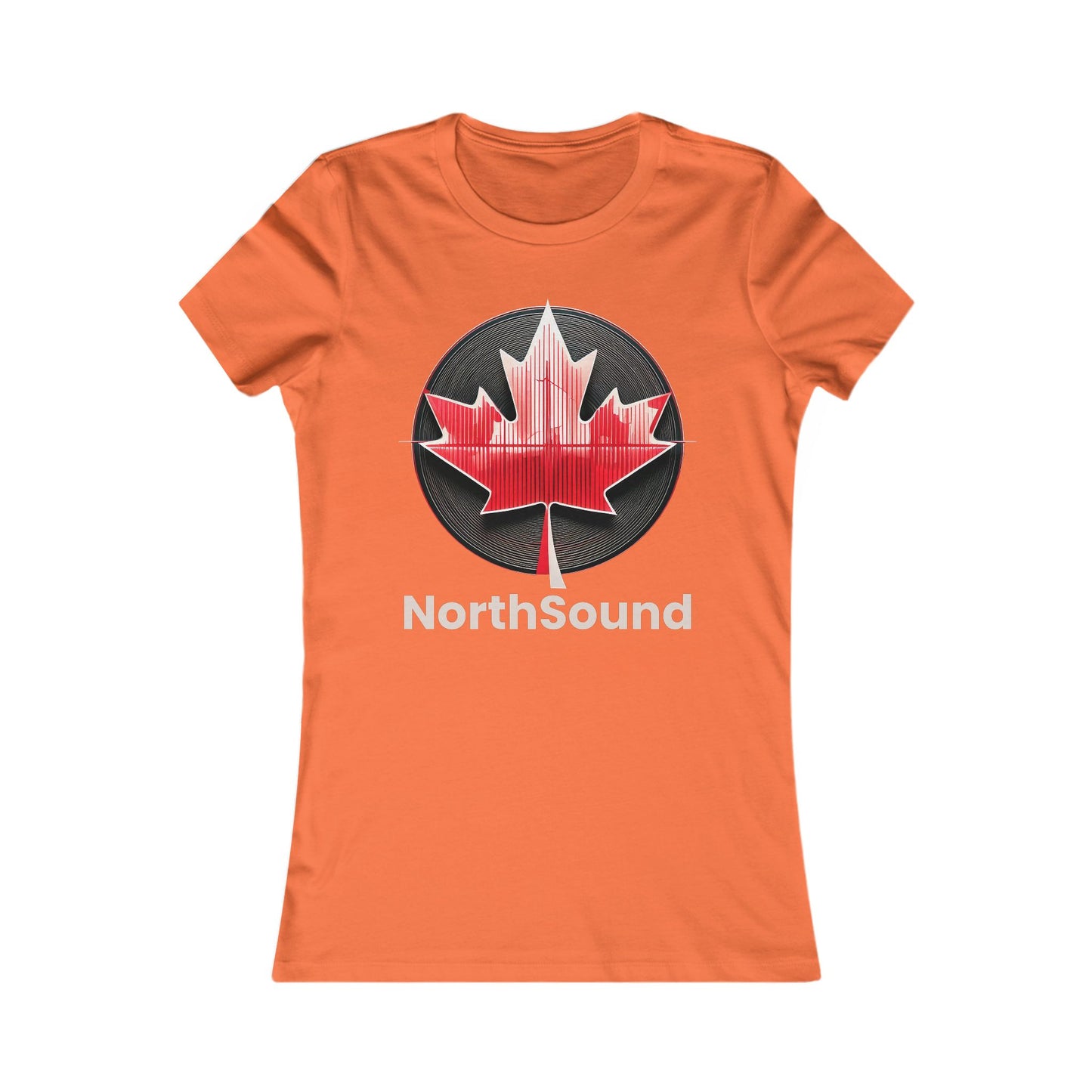 "NorthSound" Women's Favorite Tee - Maple Beats and Style