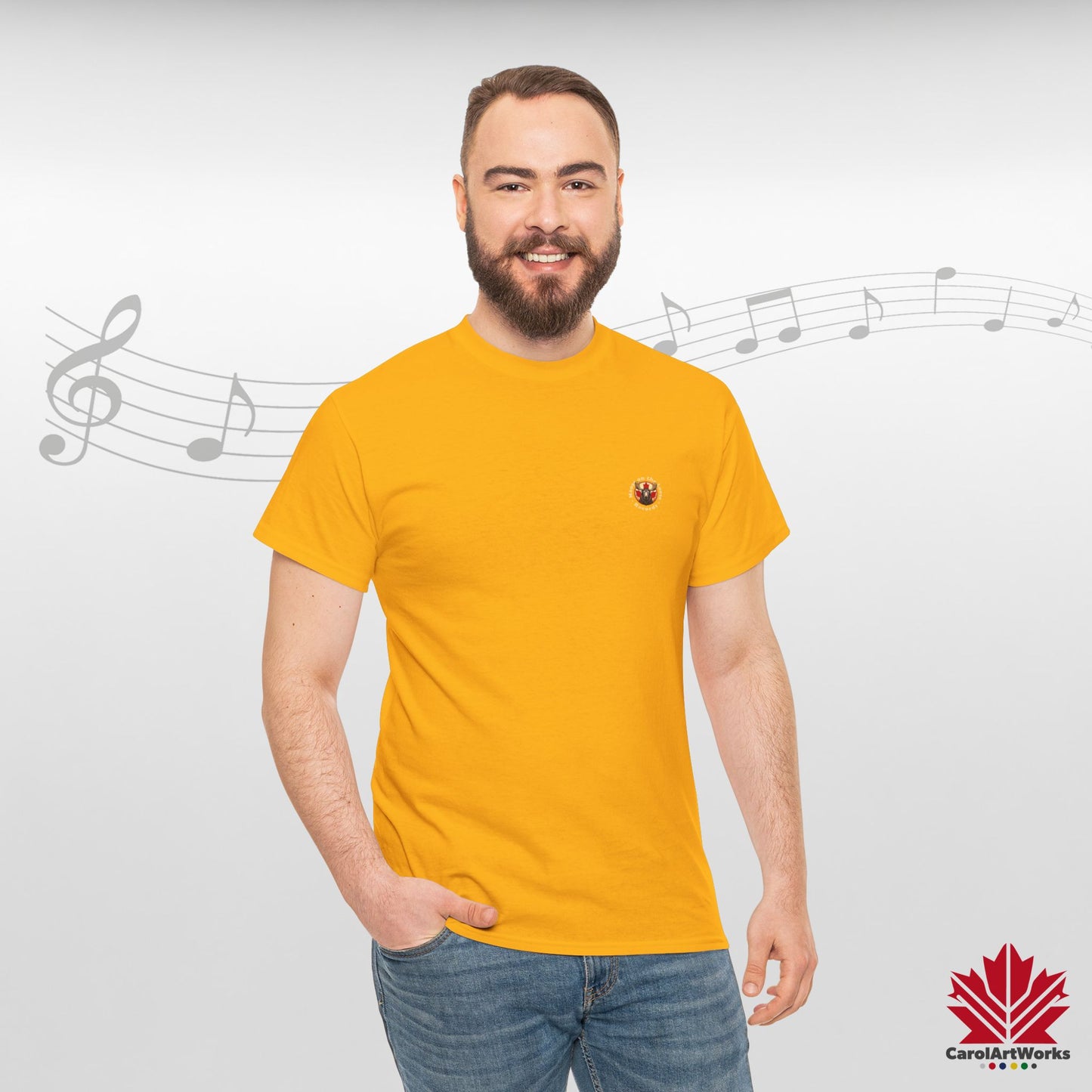 "Moose on the Loose Records" Classic Cotton Tee - Wear the Sound of Canada