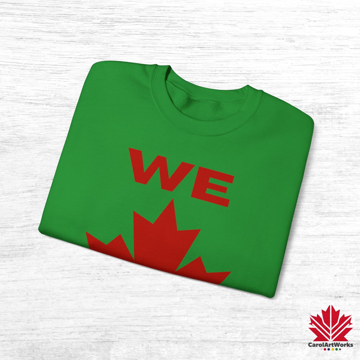 Sweat-shirt unisexe « We Can » avec motif feuille d'érable – Sweat-shirt motivant pour un confort quotidien, fierté canadienne
