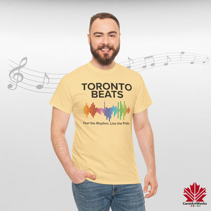 Toronto Beats Classic Cotton Tee – Where Pride Meets Pulse.