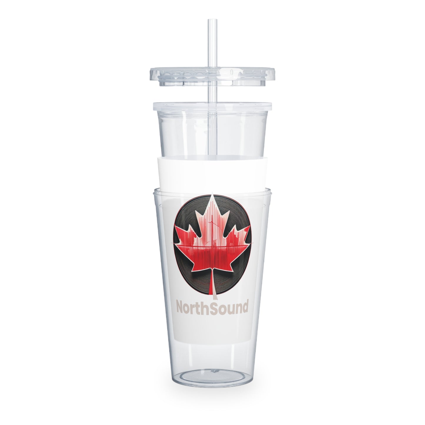 "NorthSound" Tumbler with Straw - Take Your Tunes on the Go