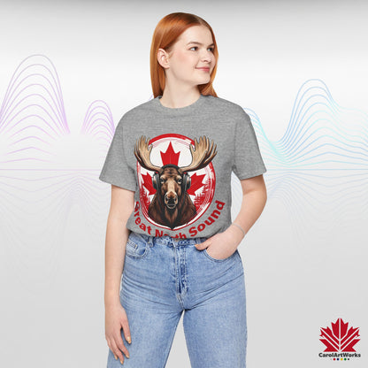 "Great North Sound" True North Sound Unisex Short Sleeve Tee - Maple Beats and Style