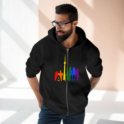 ALL IN - Sweat à capuche zippé doux pour les journées fraîches