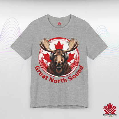 "Great North Sound" True North Sound Unisex Short Sleeve Tee - Maple Beats and Style