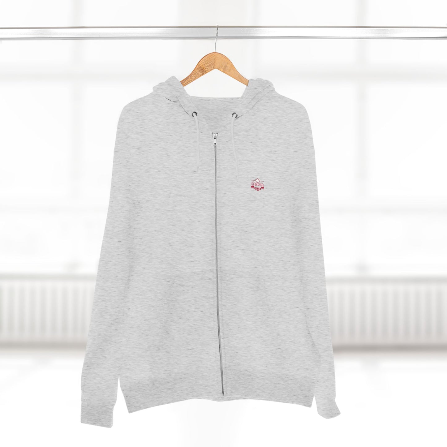 “Canada Strong Again” Unisex Zip Hoodie – Wear Your Pride, Bold and Patriotic!