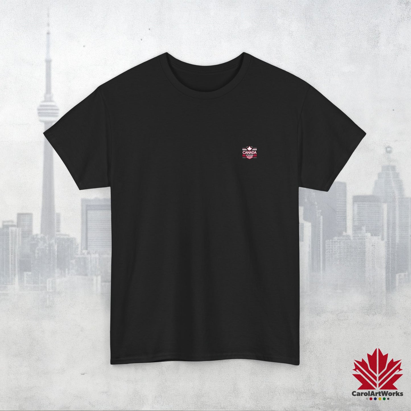 “Canada Strong Again” Unisex Cotton Tee – Comfortable Casual Wear