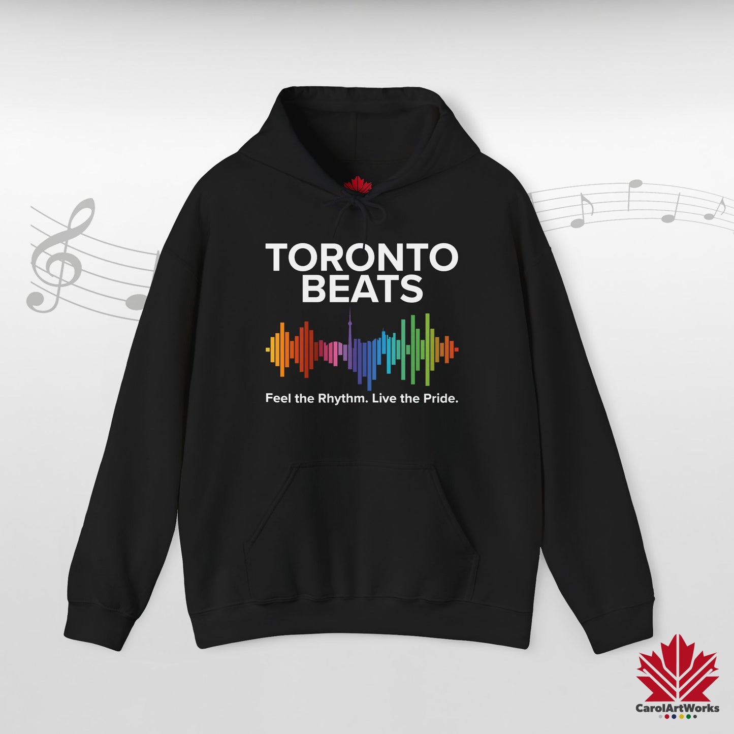 Sweat à capuche Toronto Beats – Bruyant dehors. Chaud dedans.